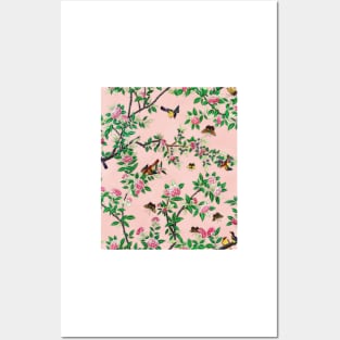 Chinoiserie Peach Posters and Art